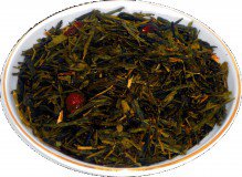 Чай зеленый Дикая вишня, 500 г, крупнолистовой зеленый ароматизированный чай