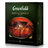 Чай черный Greenfield Kenyan Sunrise пакетированный 100 пакетиков в упаковке