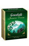 Чай зеленый Greenfield Jasmine Dream пакетированный 100 пакетиков в упаковке