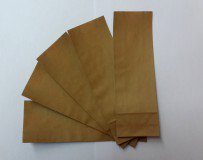 Пакет однослойный бумажный для фасовки развестного крупнолистового чая, 7 х 21 см