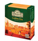 Чай черный Ahmad Ceylon Tea (Ахмад Цейлонский чай), пакетики с ярлычками,100 саше по 2г.