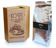Кофе в зернах СВЕЖЕЙ ОБЖАРКИ Esperanto JAVA (Эсперанто Ява), моносорт, 0,5 кг, вакуумная упаковка