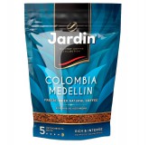 Кофе растворимый Jardin Colombia Medellin (Жардин Колумбия Меделлин), 150 г., сублимированный кофе, вакуумная упаковка