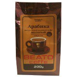 Кофе молотый Beato Арабика эспрессо (Беато), 200г, вакуумная упаковка