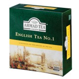 Чай черный Ahmad English Tea No 1 (Ахмад Английский чай № 1), пакетики с ярлычками, 100 пак. по 2г.