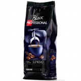 Кофе в зернах Black Professional Supremo (Блэк Профешинал Супремо) 1кг, вакуумная упаковка